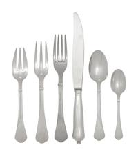 A Puiforcat Silver-Plate Flatware Service