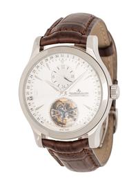JAEGER-LECOULTRE, REF. Q1658420 STAINLESS STEEL 'MASTER TOURBILLON' WATCH, BOX & PAPERS