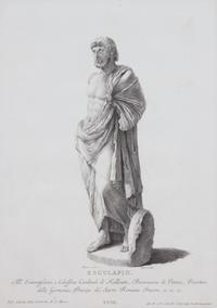 A Group of Four Zanetti Greek Statue Engravings Image area 16 x 11 1/2 inches. — 19TH CENTURY