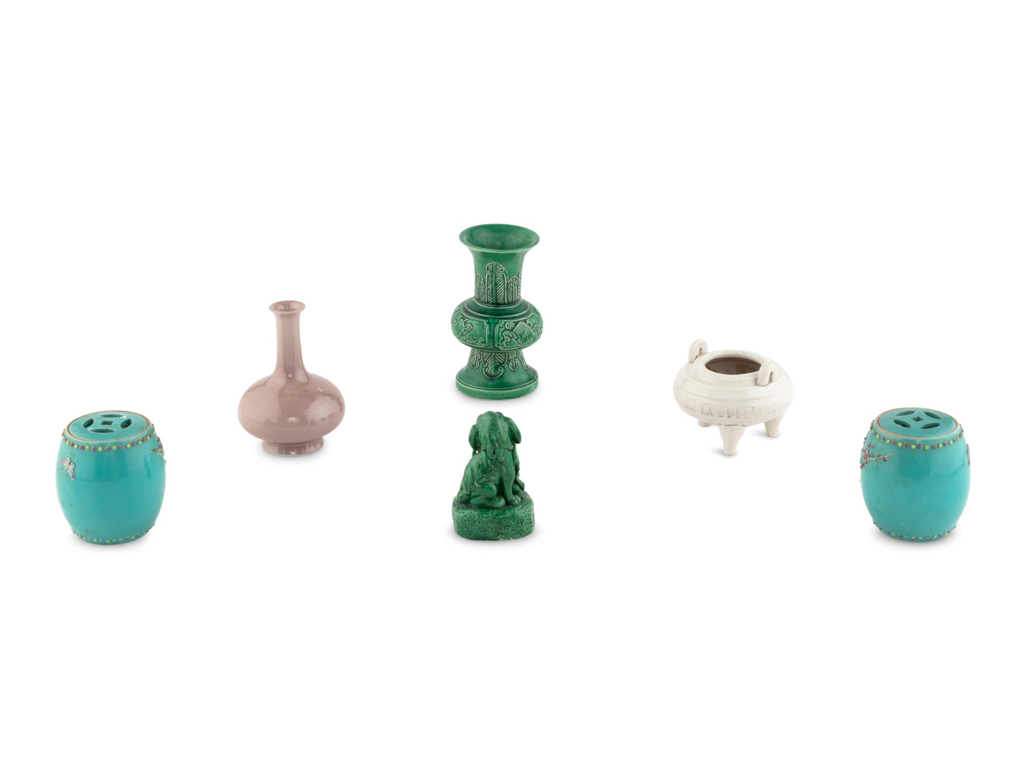 Six Chinese Porcelain Articles