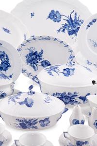 A Royal Copenhagen Assembled Porcelain Dinner Service