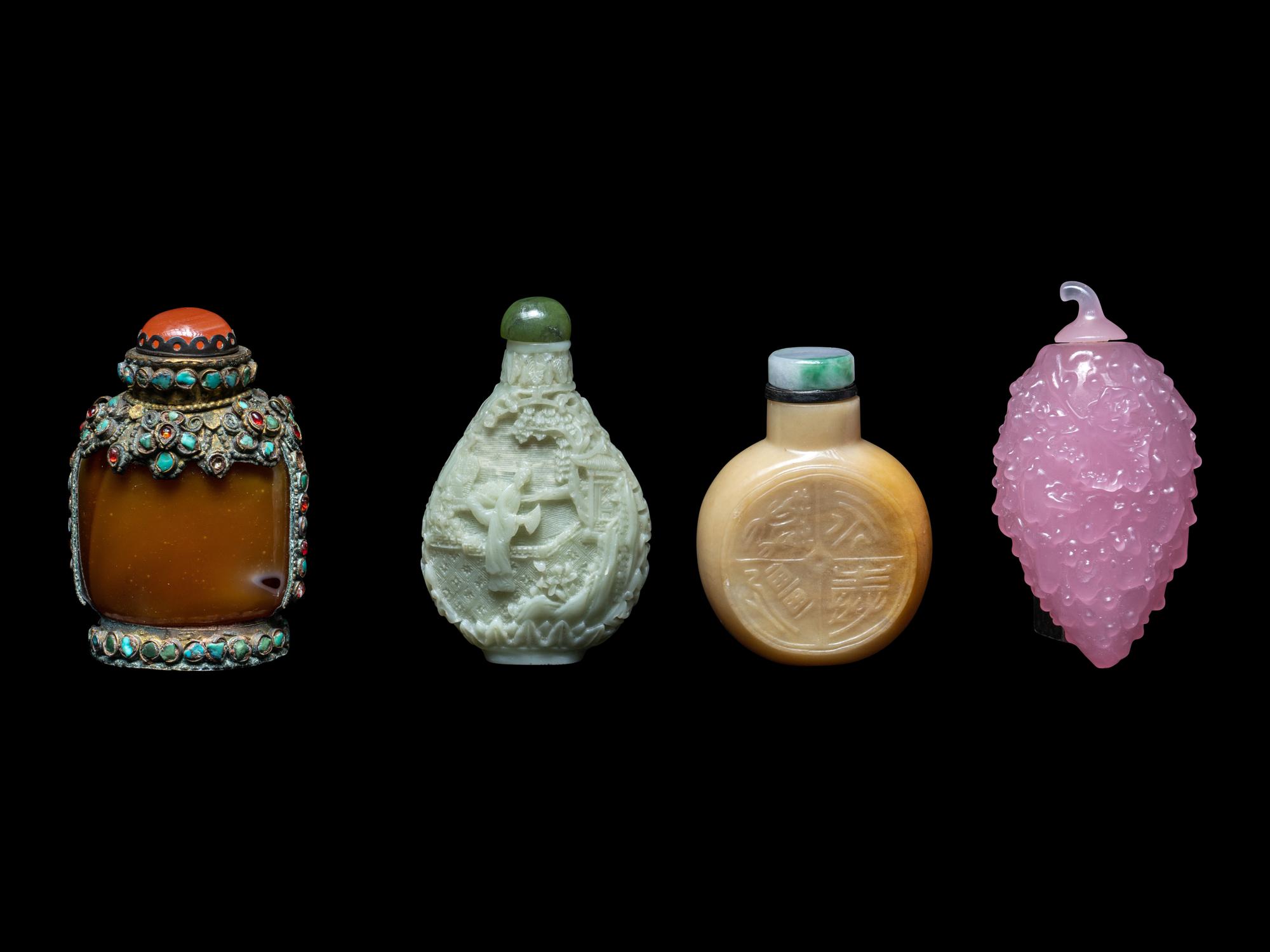 Four Chinese Snuff Bottles