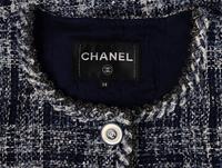 Chanel, Plaid Tweed Cardigan Jacket