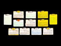 A Group of 29 1960s-2000s Masters Golf Tournament Augusta National Badges Including Tiger Woods' First Appearance