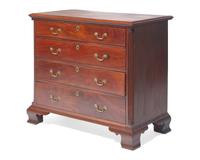 A Chippendale Mahogany Chest of Drawers, Philadelphia, PA, Circa 1770