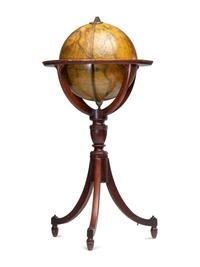 A Pair of Late Regency Cary’s 11-Inch New Terrestrial and Celestial Globes