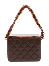 Chanel Quilted Cosmetic Bag with Lucite Top, 1996-97