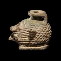 A Rhodian Faience Aryballos in the Form of a Hedgehog