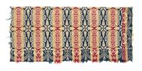 An American Coverlet, 83 x 70 inches.