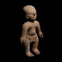 A Tumaco Terracotta Standing Figure