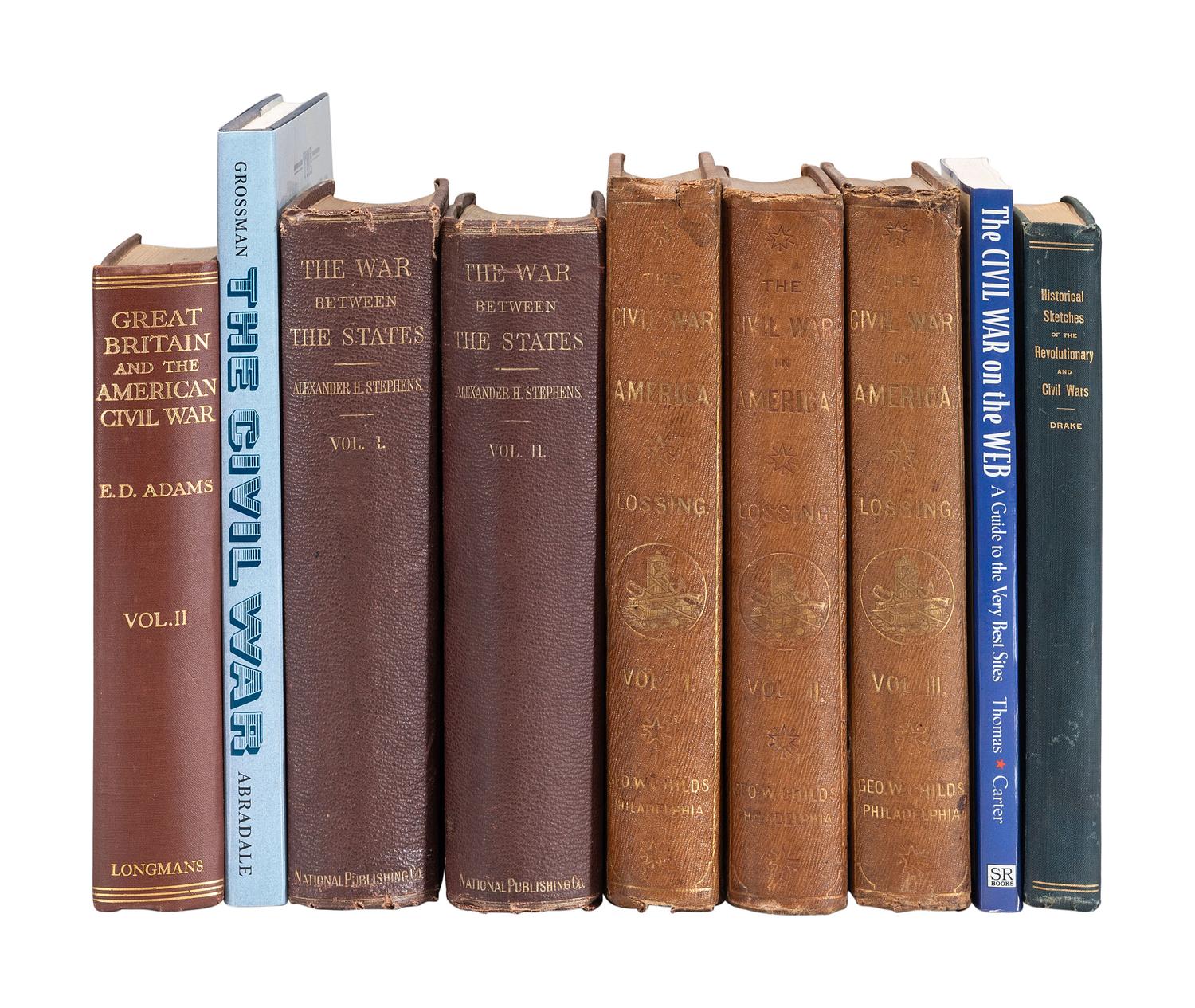 [CIVIL WAR]. General histories of the Civil War in 70+ volumes.