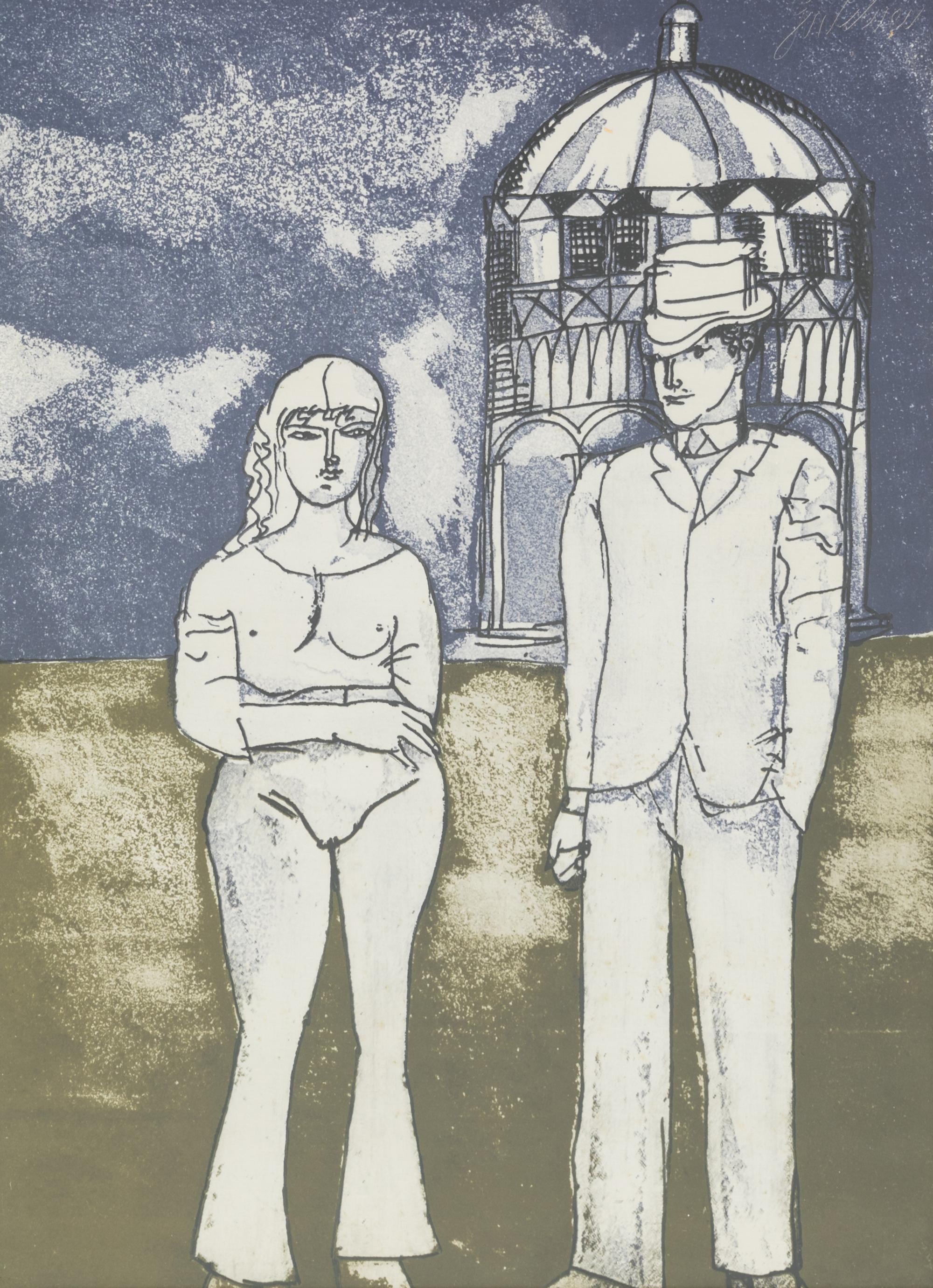 Franco Gentilini, (Italian, 1909-1981), Untitled