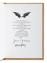 UPDIKE, John (1932-2009) -- GOREY, Edward (1925-2000), illustrator. The Twelve Terrors of Christmas . New York: Gotham Book Mart, 1994.