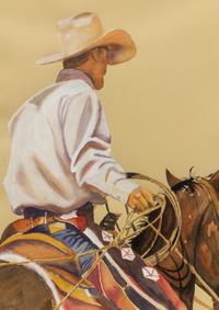 Cowboy on Horseback