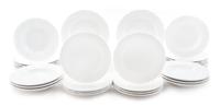 An Italian Stoneware Dinner Service Diameter of dinner plate 10 inches. — 20TH CENTURY