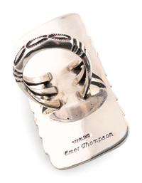 Navajo and Zuni Silver and Colorfully Inlaid Rings