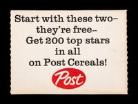 A 1962 Post Cereal Mickey Mantle Baseball Card No. 5 (AD BACK)