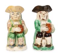 An Enoch Wood-Type Toby Jug and Another Toby Jug