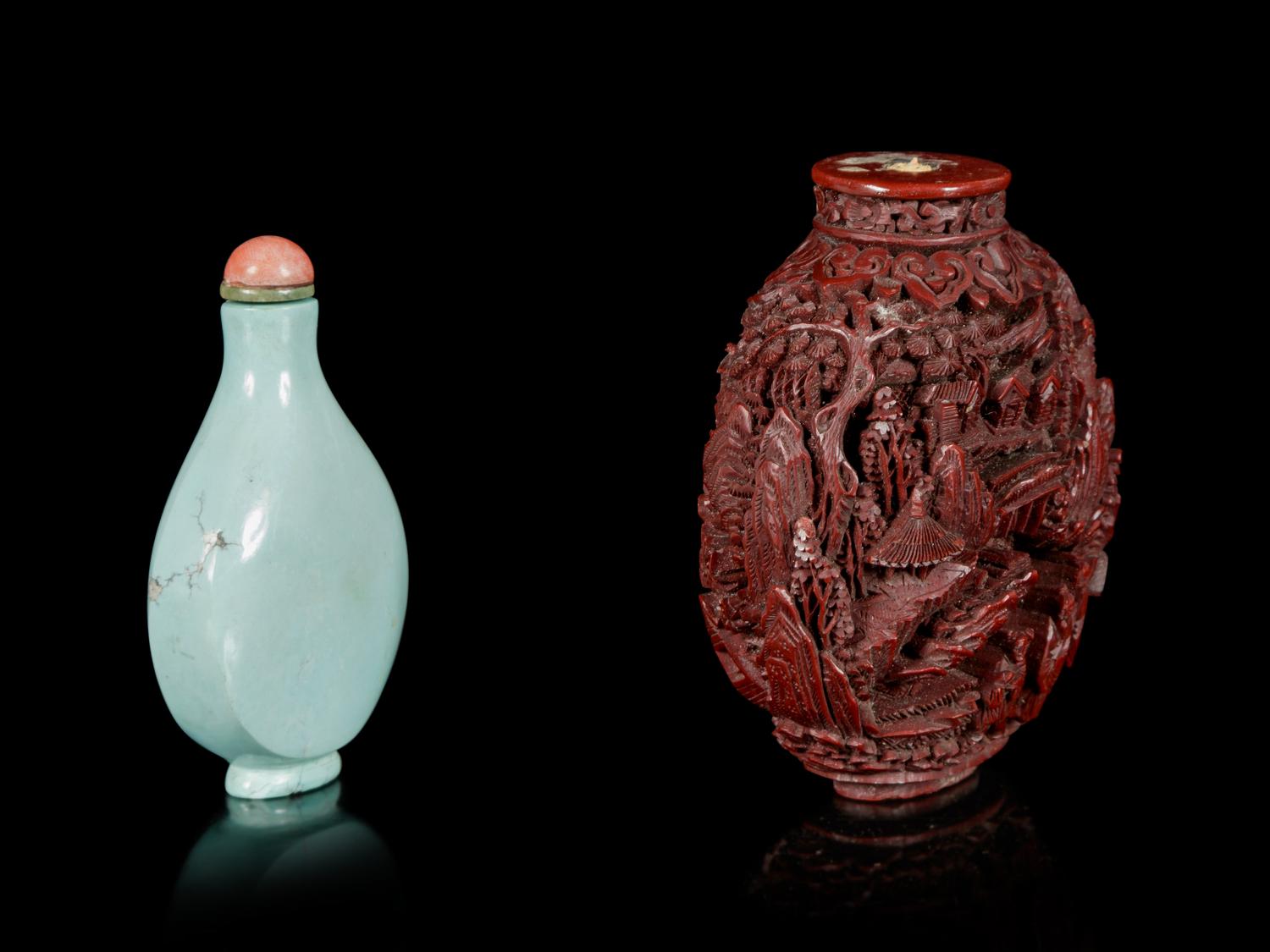 Two Chinese Snuff Bottles