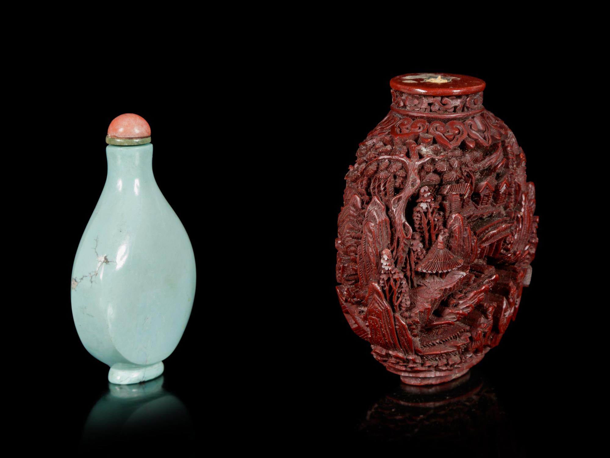 Two Chinese Snuff Bottles