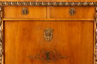 An Austrian Neoclassical Parcel Gilt Secretary Bureau