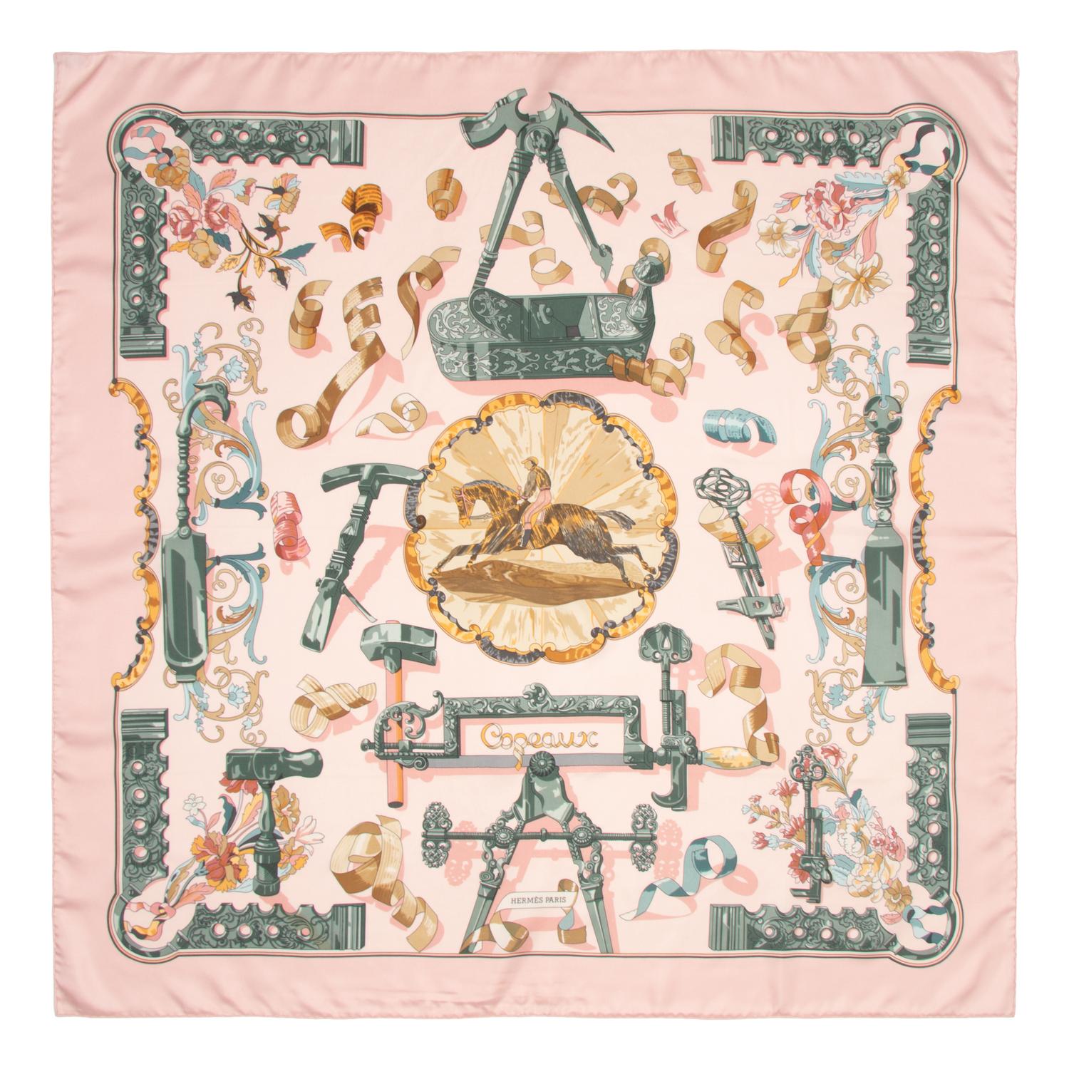 Four Hermès Scarves