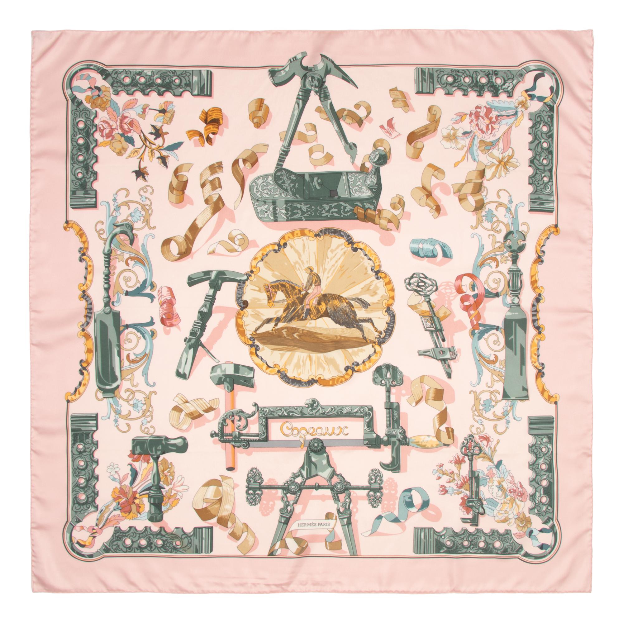 Four Hermès Scarves