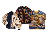 Three Hermès Quilted Jackets, 1980-90s