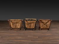 A Set of Four Classical 'Fancy' Stenciled Cane-Seat Side Chairs