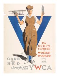[WORLD WAR I]. A group of 4 posters highlighting women's involvement in the war effort, comprising: