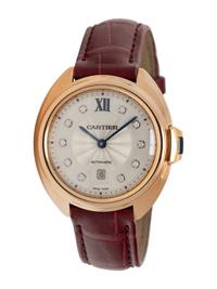 CARTIER, REF. 3947 18K YELLOW GOLD AND DIAMOND 'CLÉ DE CARTIER' WATCH