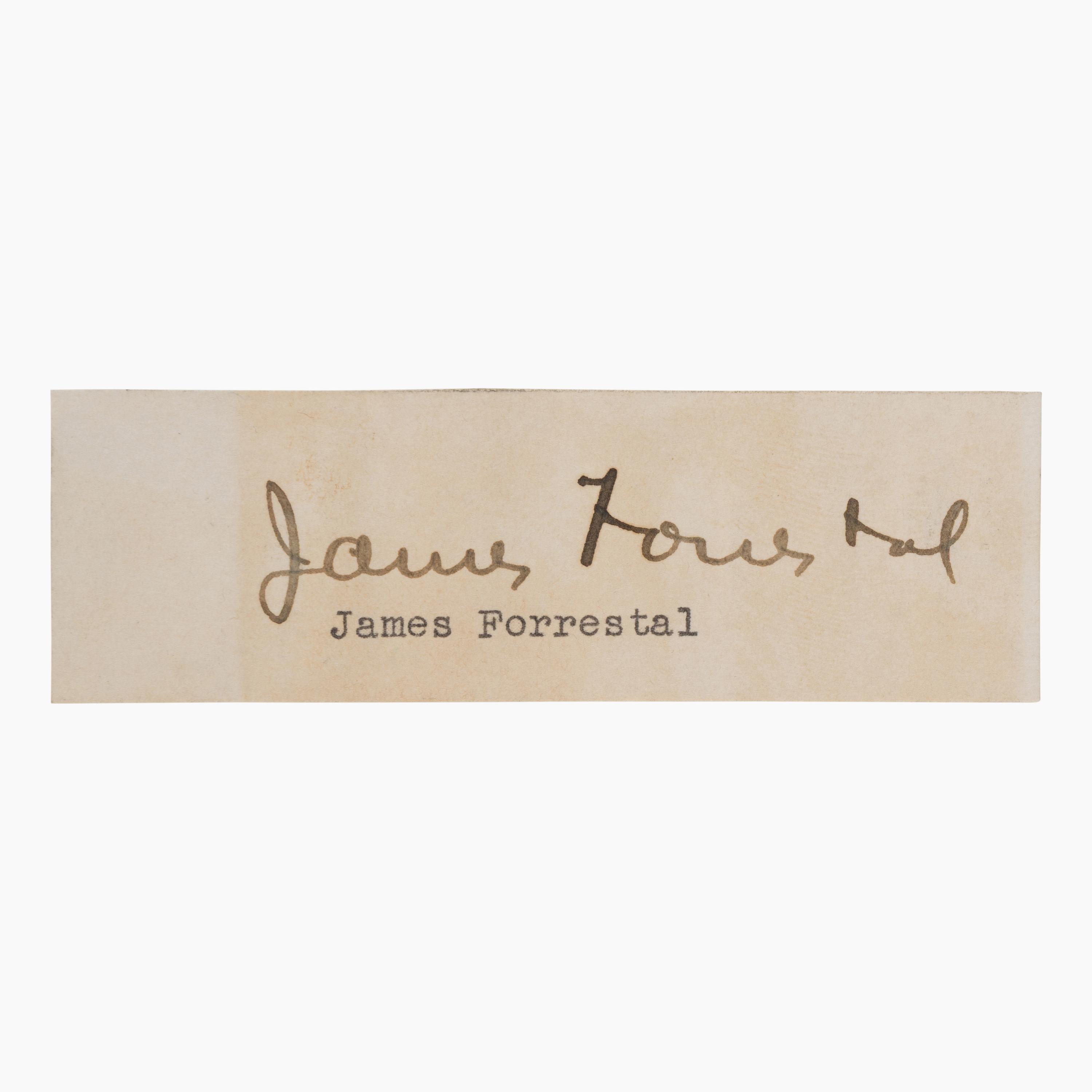 [U.S. Navy]. A near-complete collection of autographs from Secretaries of the United States Navy, 1798-1947.