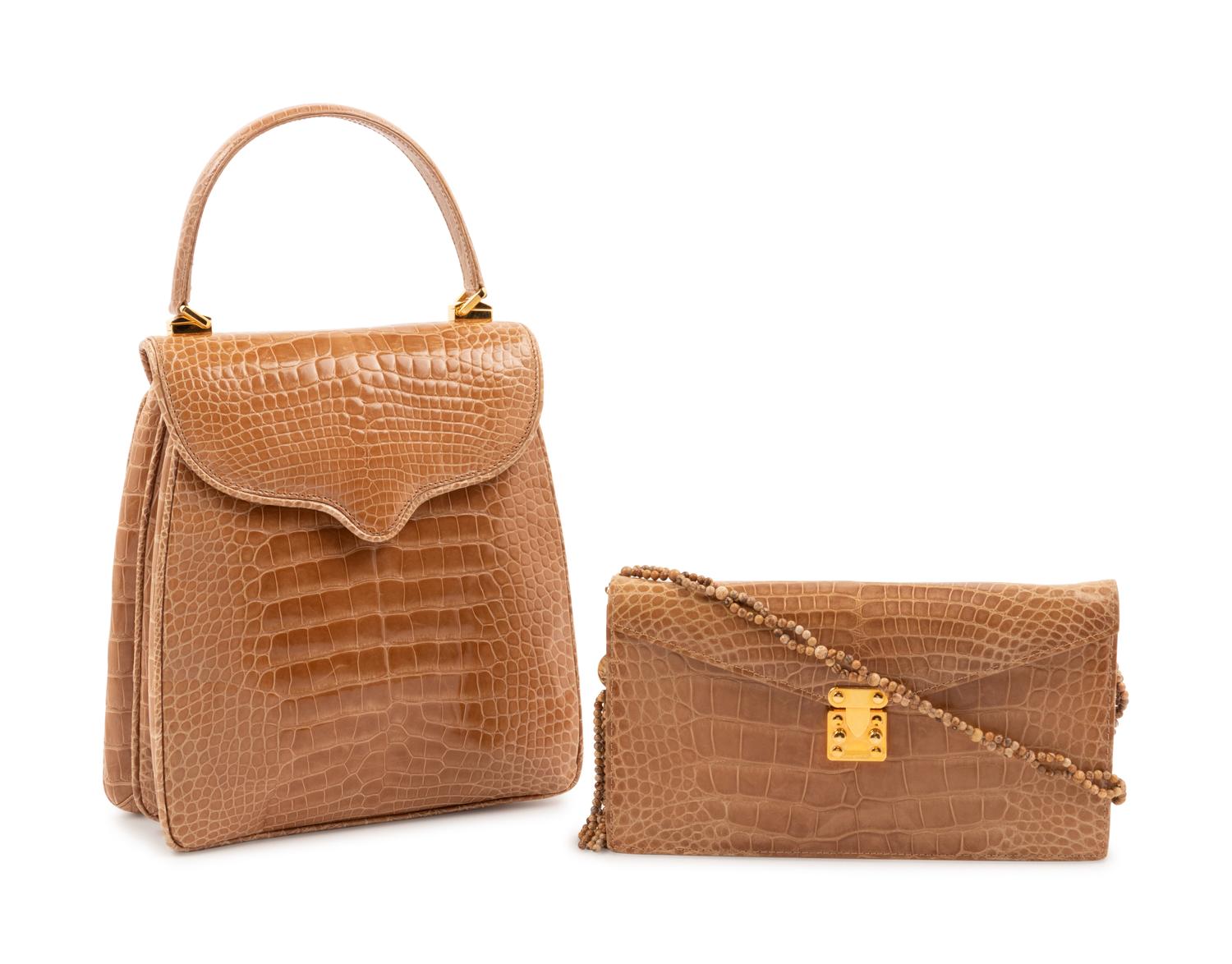 Two Lana Marks Alligator Bags, 1990-2010s