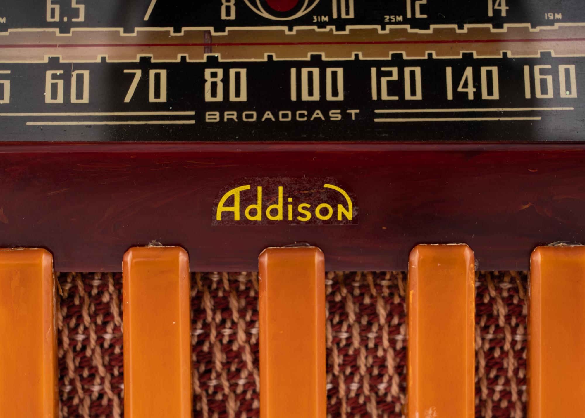 An Addison 5F Radio