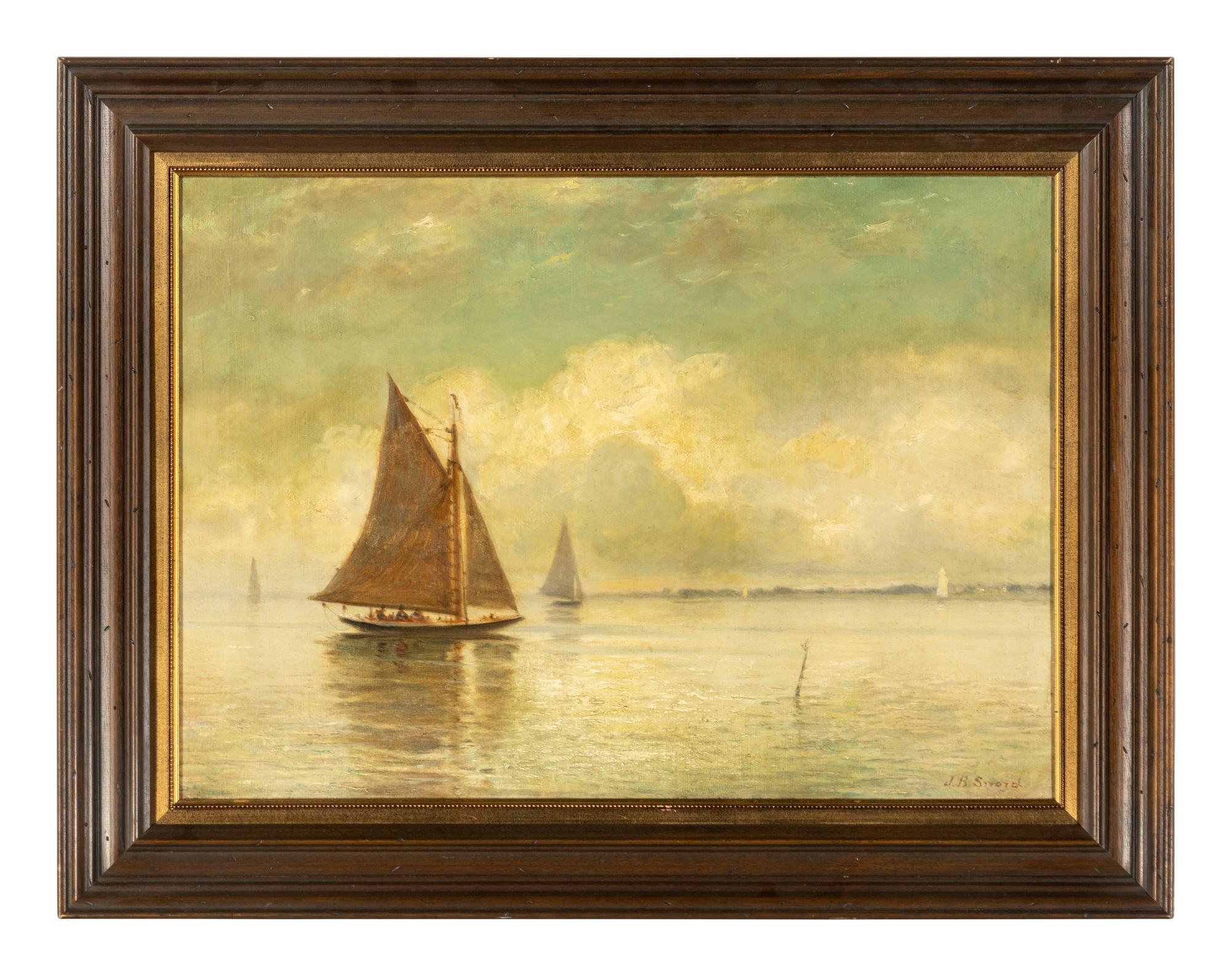 Sailboats in Bay