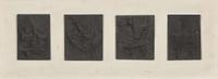 Bernard Meadows (British, 1915-2005) - Four Small Reliefs on Cock Theme
