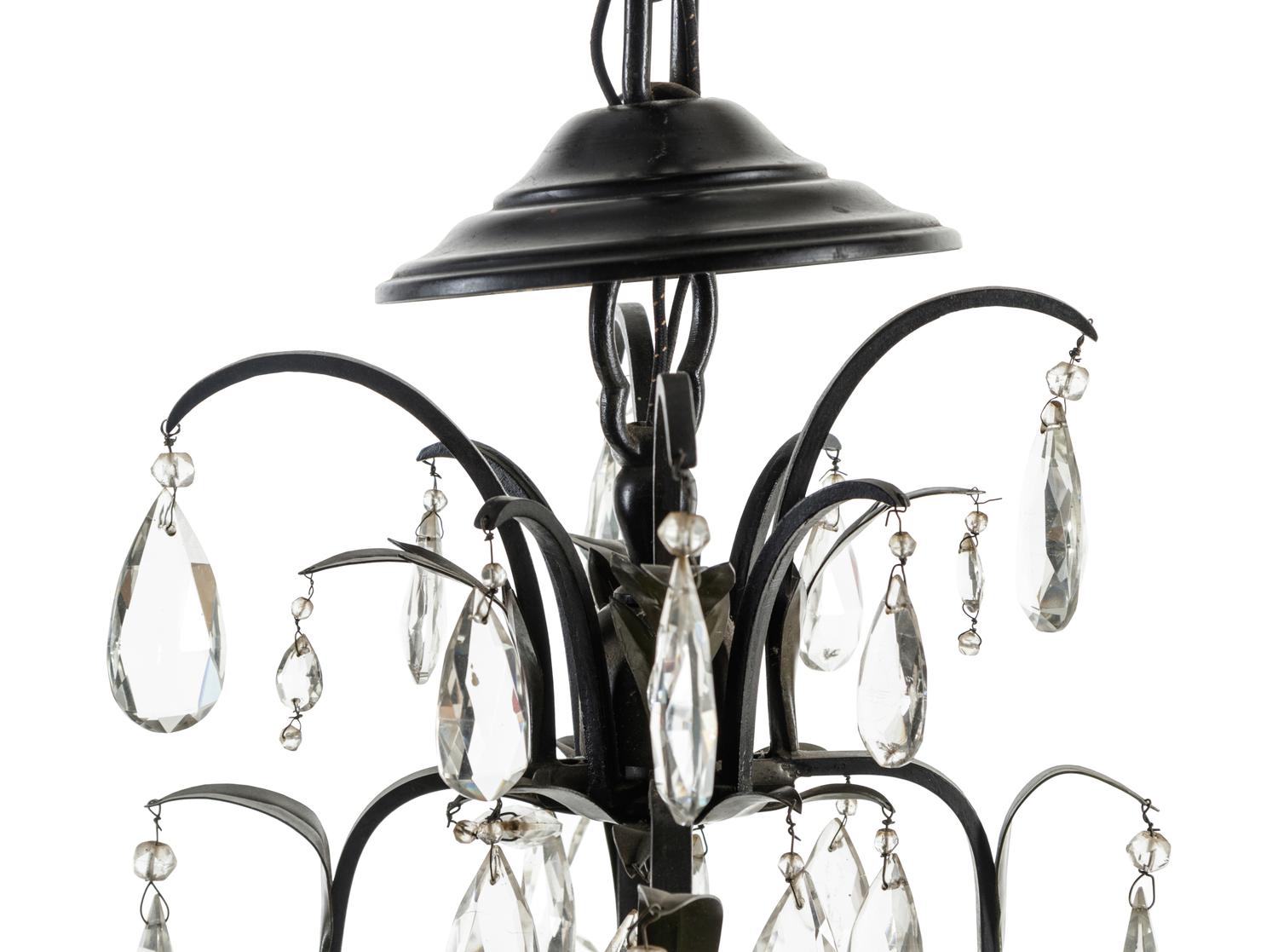 A Tôle Seven-Light Chandelier