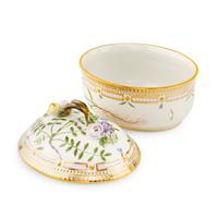 Two Royal Copenhagen Flora Danica Porcelain Table Articles