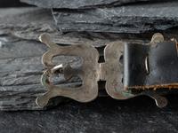 Navajo Silver and Turquoise Concha Belt