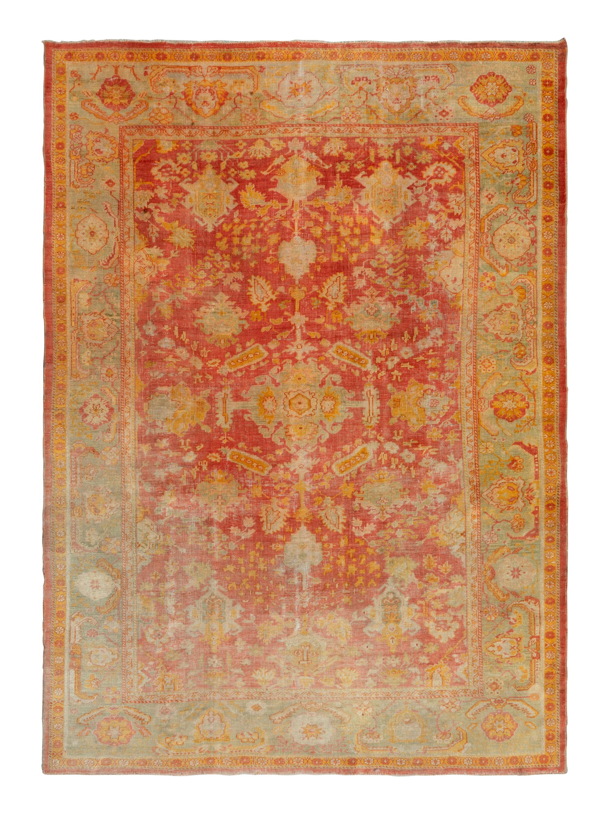 An Oushak Wool Rug — EARLY 20TH CENTURY