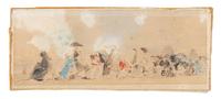 Eugène Boudin, (French, 1824-1898), Study for Beach Scene at Trouville