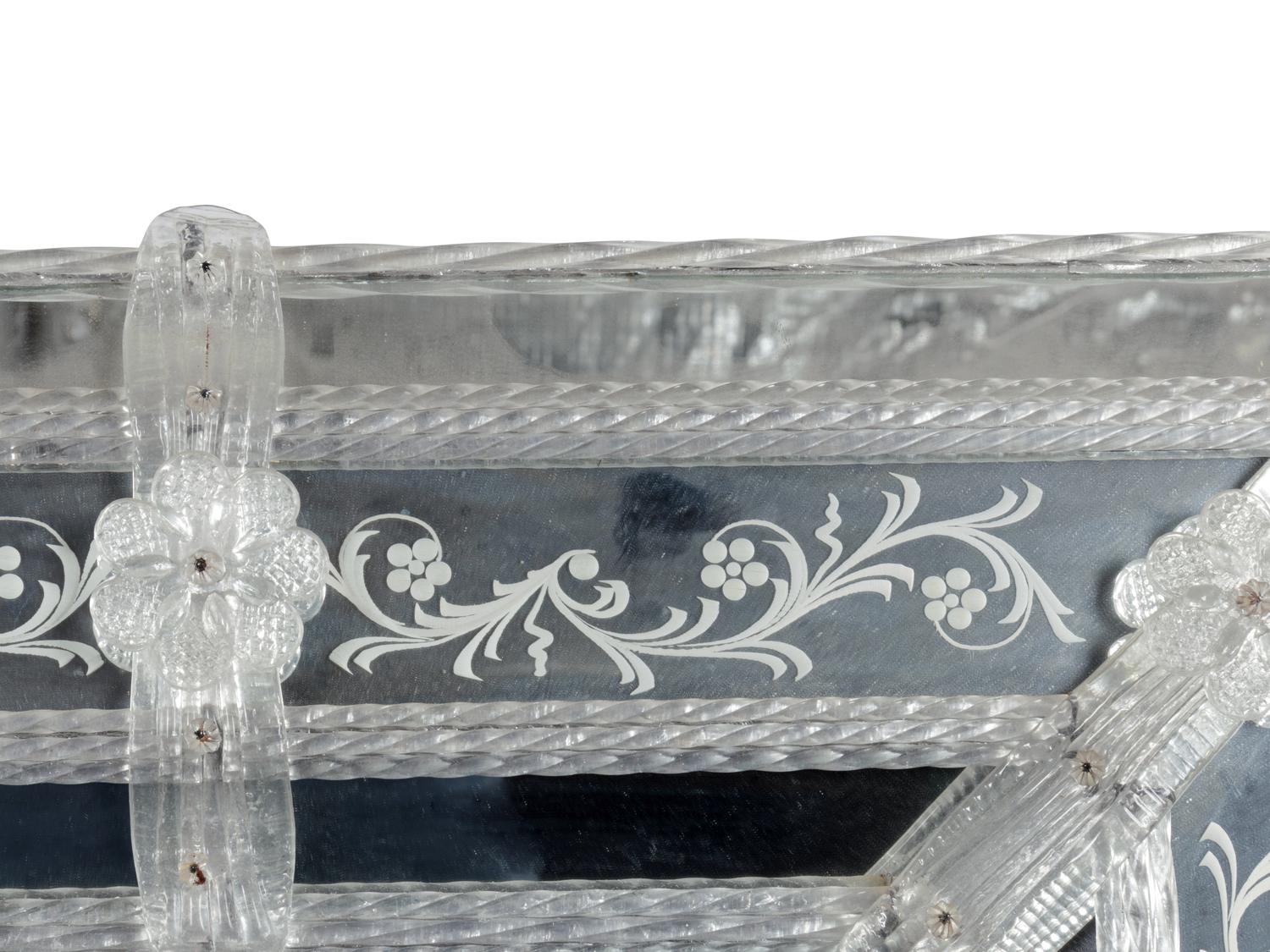 A Venetian Glass Mirror