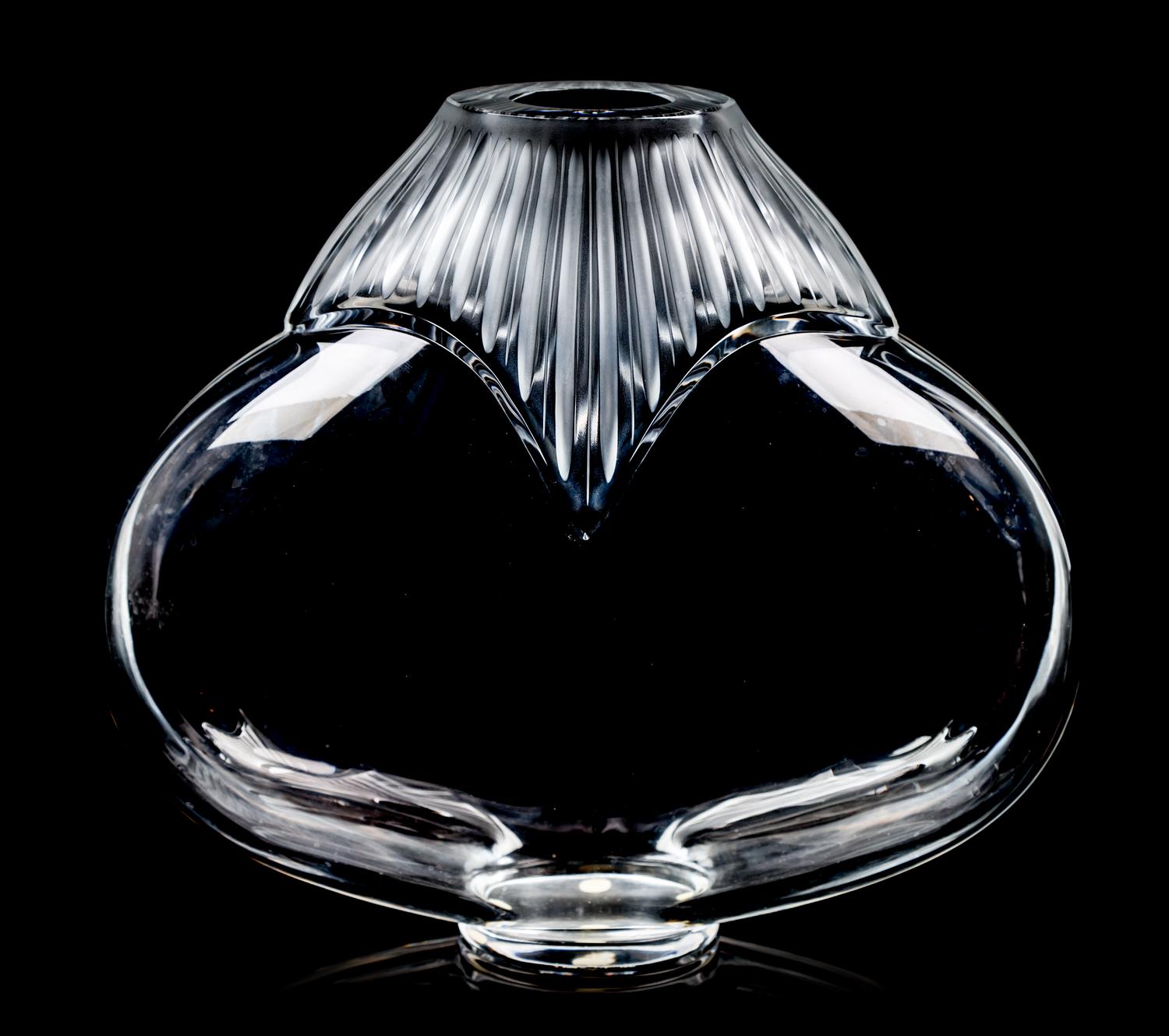 A Large Steuben Vase Height 10 3/8 inches.
