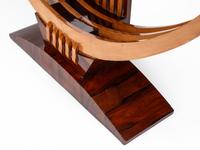 A Pair of Large Art Deco Style Two-Tone Console Tables