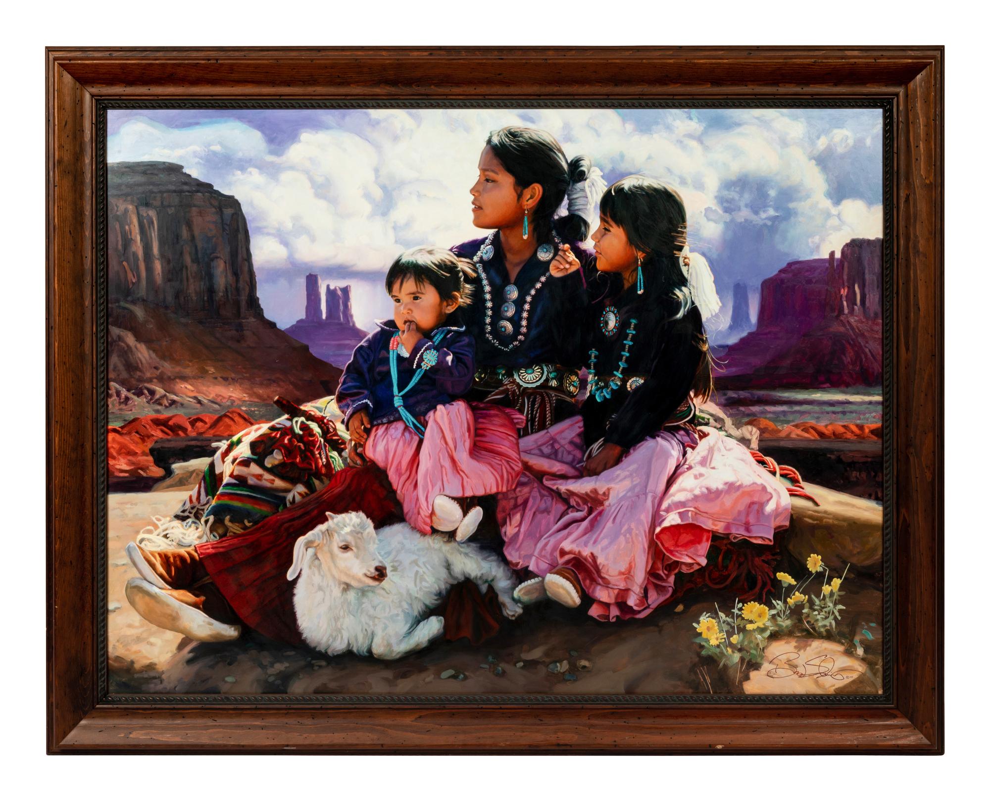 Three Young Girls