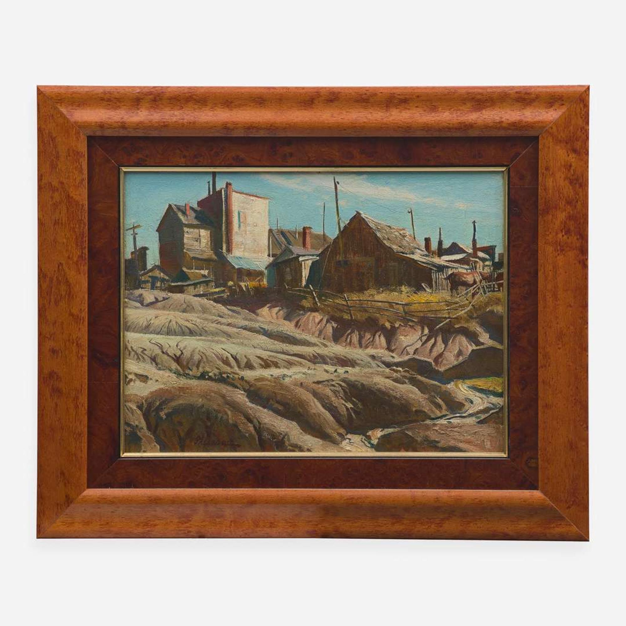 Ogden Minton Pleissner (American, 1905–1983) Western Town