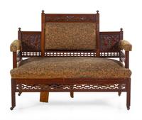A Victorian Mahogany Settee