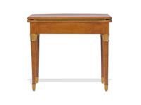 A Charles X Karelian Birch and Gilt-Bronze Mounted Flip-Top Games Table
