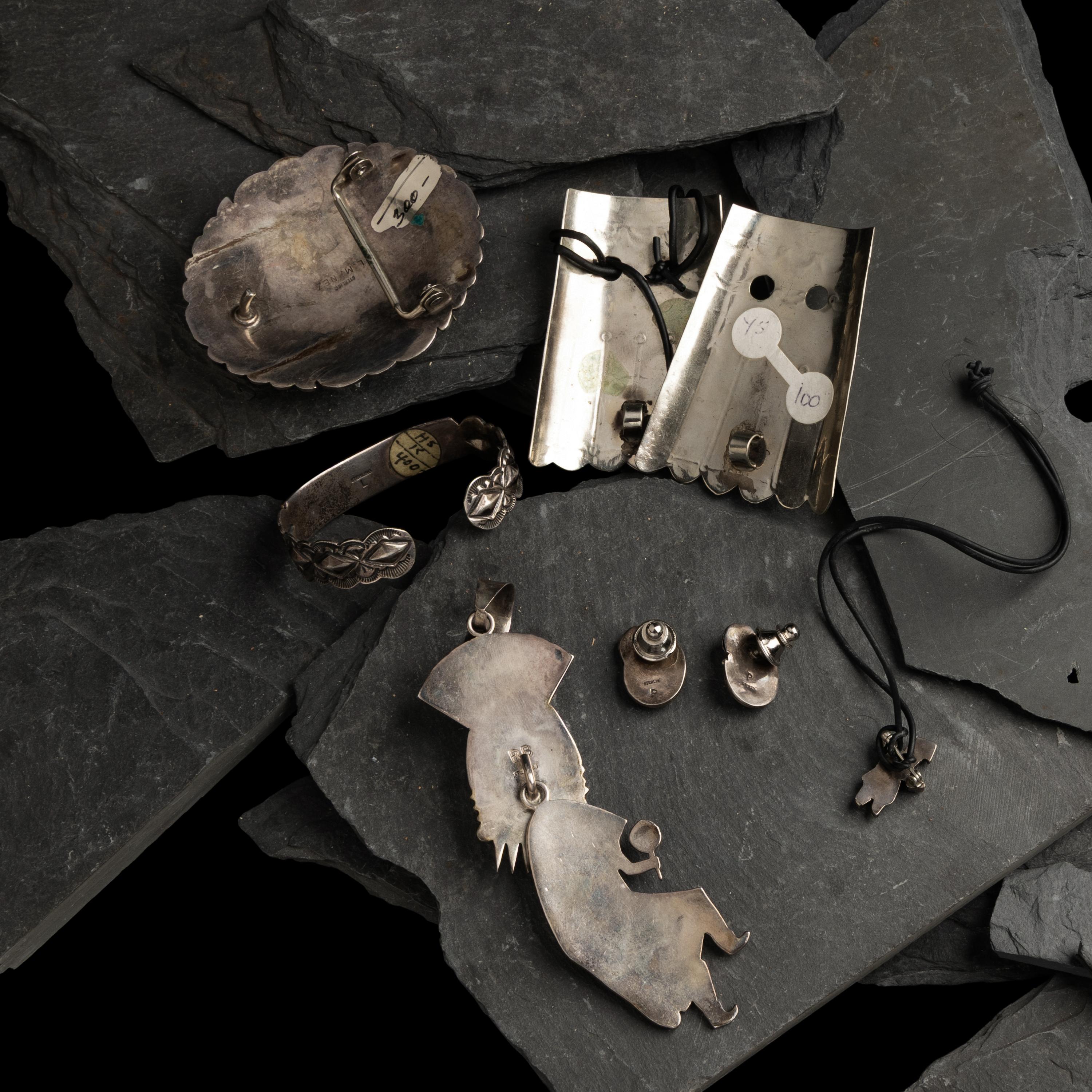 Assorted Navajo and Zuni Jewelry