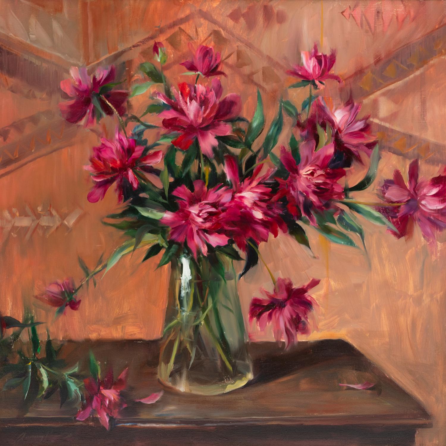 Red Peonies